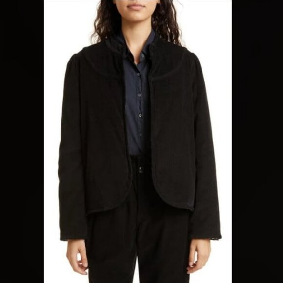 New XiRENA Jaymie Reversible Jacket Blazer Black Cord White Geo XL MSRP $398 - Picture 1 of 8